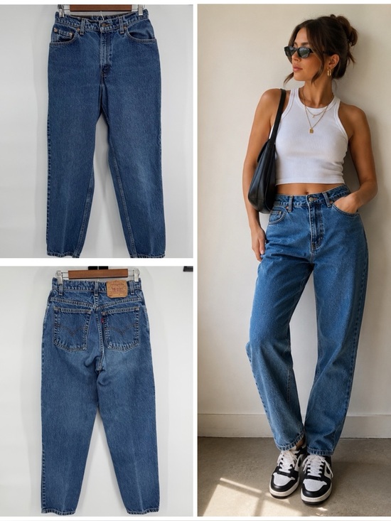 Levi's Denim - Levi's 550 Vintage Mom Jean Relaxed Fit Tapered
Leg Women's Size 8S Denim Jeans